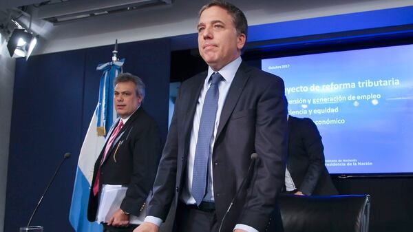 Nicolás Dujovne presentó la reforma tributaria (NA)