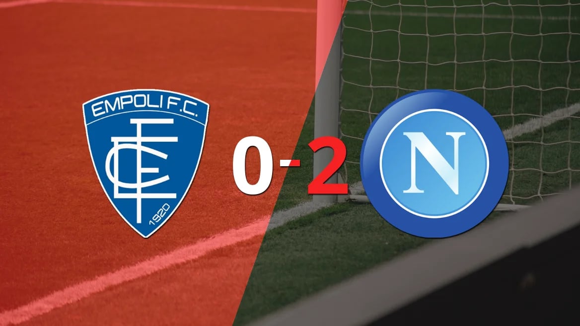 Napoli le ganó como visitante a Empoli por 2 a 0