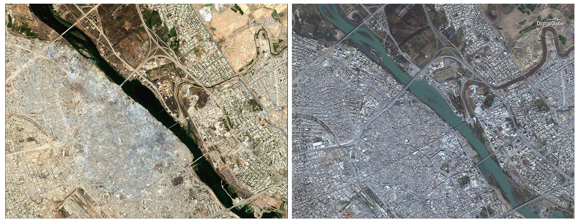 Comparación con la Ciudad Vieja en 2015 (AP)