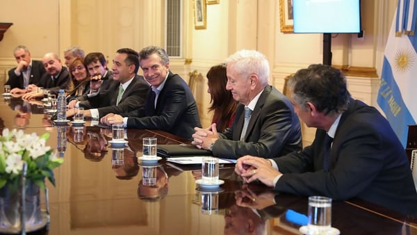 Mauricio Macri reunido con los rectores universitarios