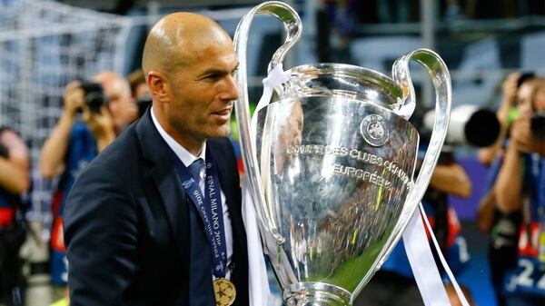 Zinedine Zidane (Real Madrid), uno de los ternados como mejor entrenador de fútbol masculino (Reuters)