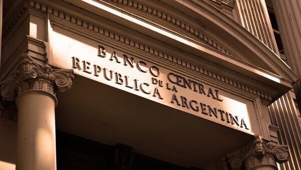La fachada del Banco Central