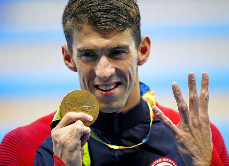 El nadador estadounidense Michael Phelps es el atleta más ganador de la historia de los Juegos Olímpicos. (Shutterstock) 