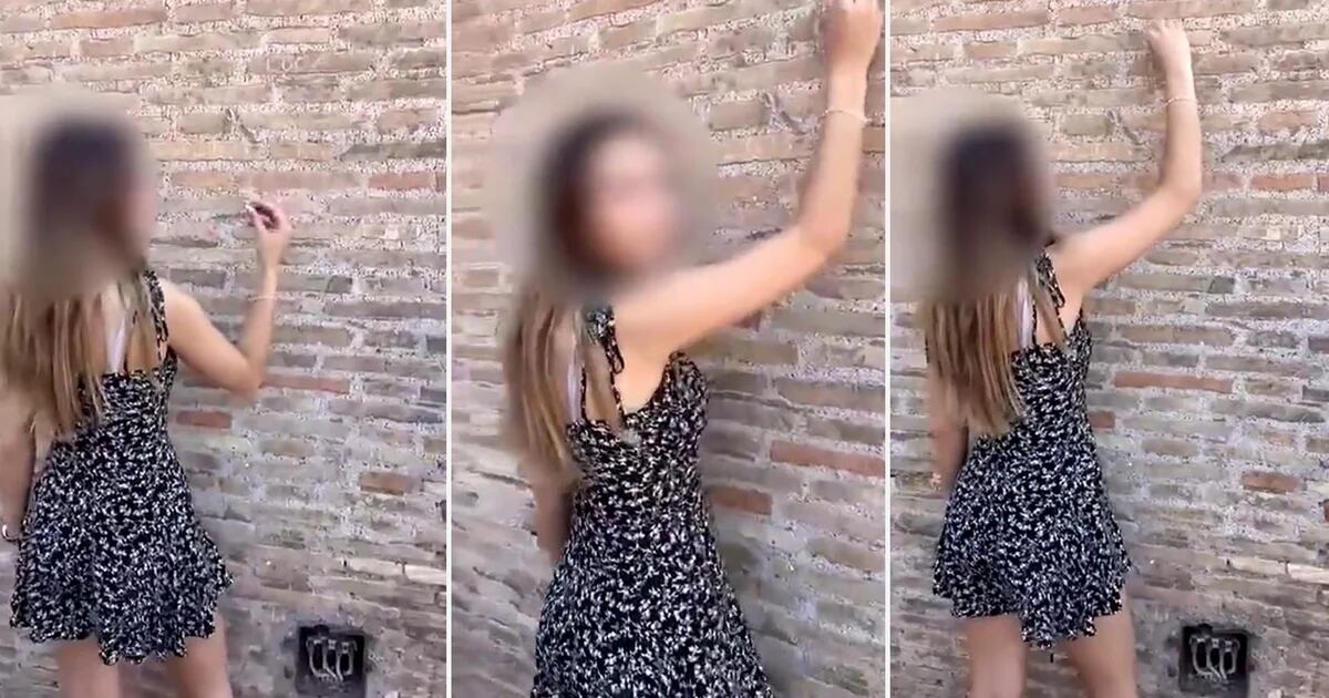 Atti vandalici al Colosseo: un’altra giovane donna è stata denunciata per aver graffiato le sue iniziali su un muro di un monumento romano