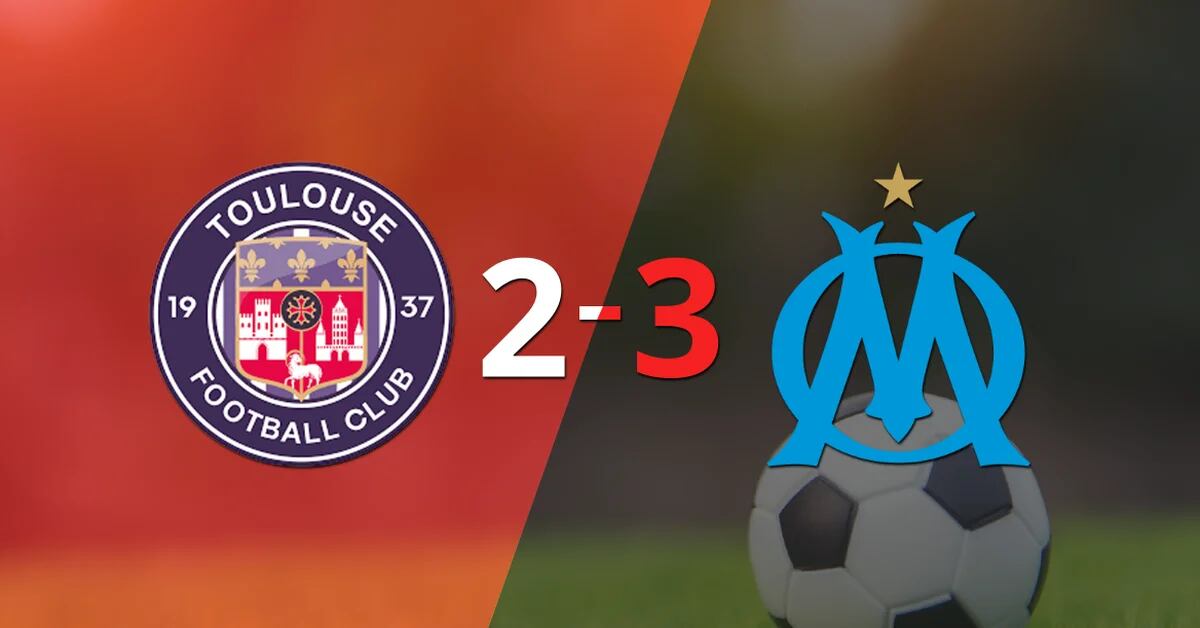 In an incredible match, Olympique de Marseille beat Toulouse 3-2