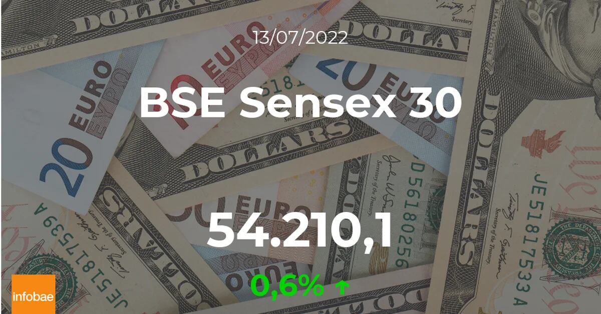 BSE Sensex 30: the Indian stock market opened gaining ground on July 13