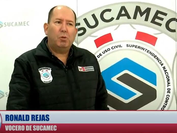 Ronald Rejas, vocero de Sucamec. (Captura Al Estilo Juliana)