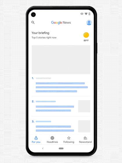 Cómo funcionará el nuevo producto de Google, Google News Showcase del que participará Infobae (Google)