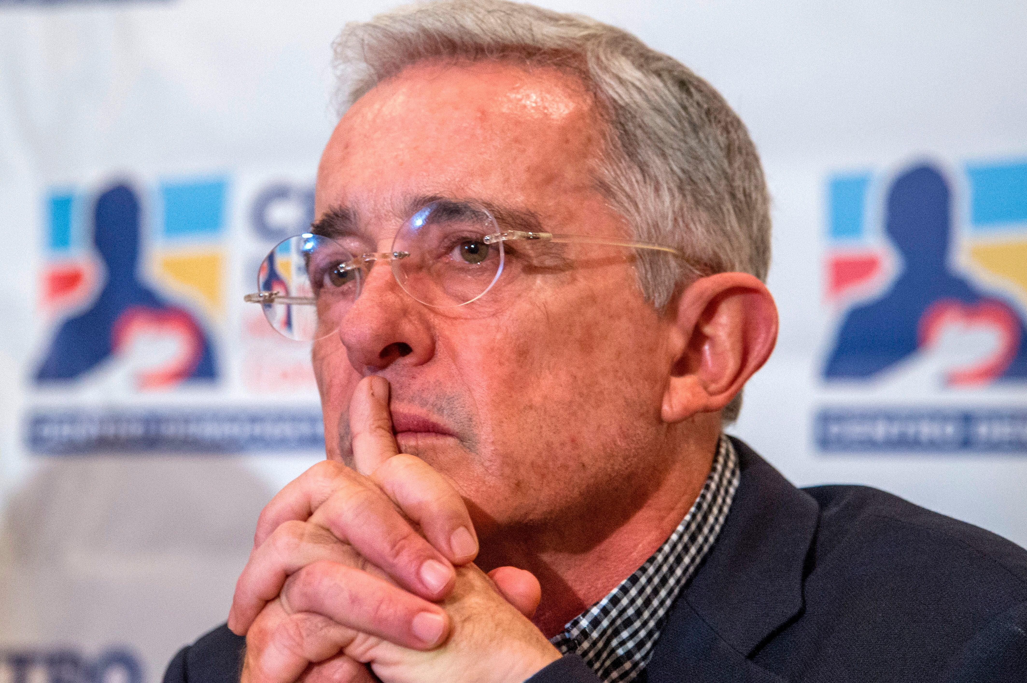 Caso Álvaro Uribe: audiencia contra el expresidente continúa hoy; jueza no archivó investigación y Fiscalía reiteró que se debe precluir. EFE/Giorgio Viera 