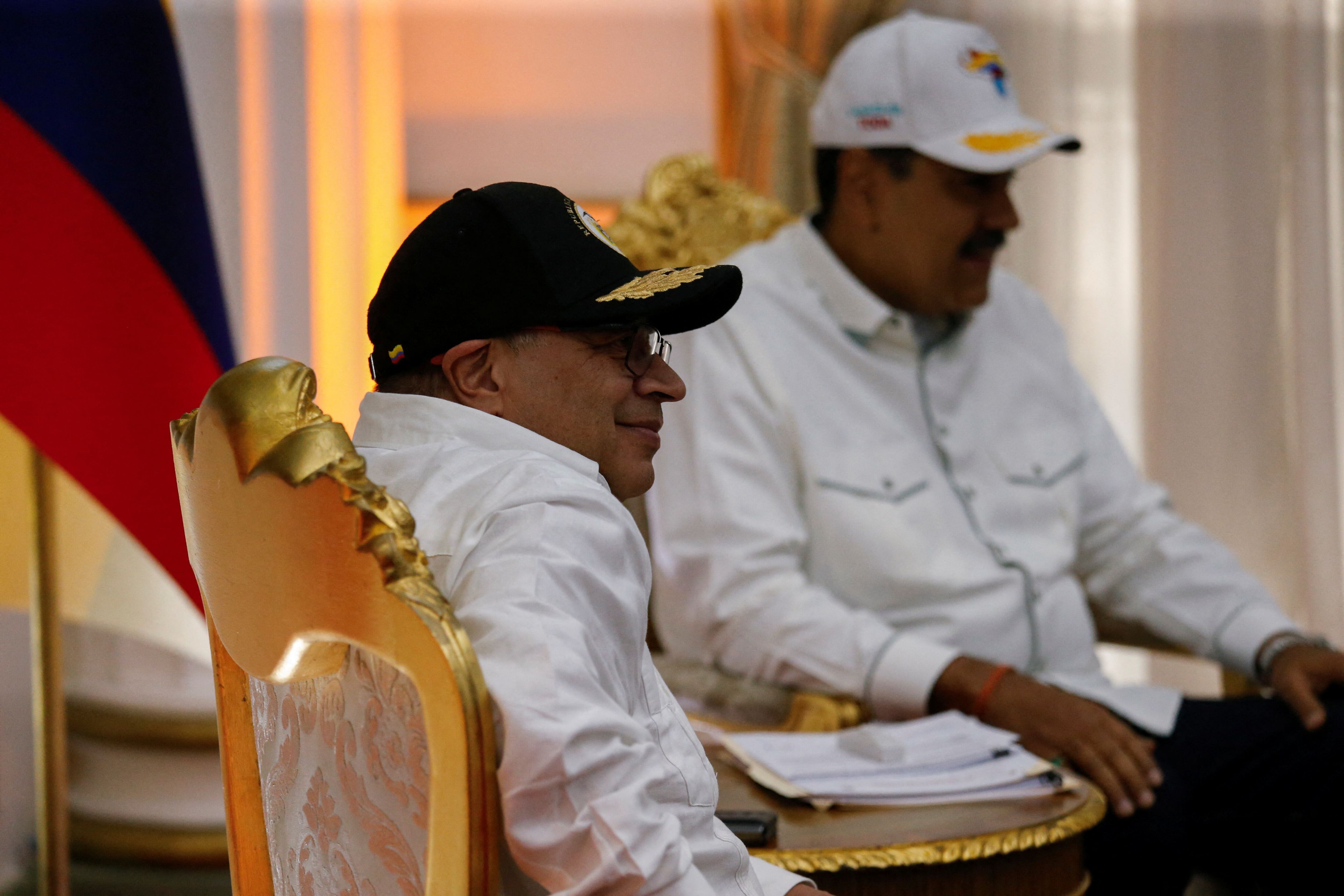 Este es el quinto encuentro entre el dictador venezoolano Nicolás Maduro y el presidente de Colombia, Gustavo Petro - crédito Leonardo Fernández Viloria/Reuters