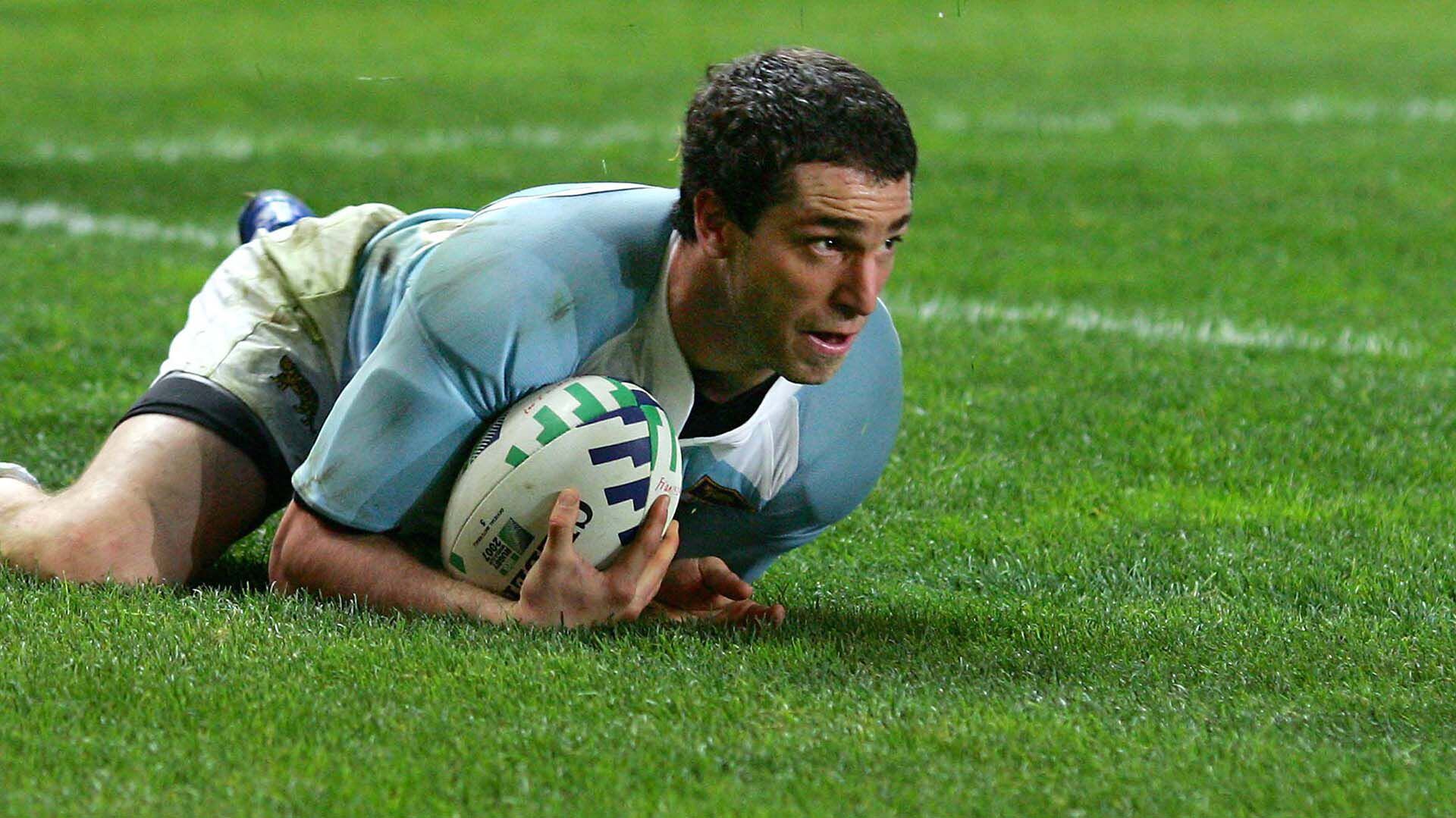 Federico Martin Aramburu fue parte de Los Pumas durante el Mundial de Rugby 2007 (AFP)