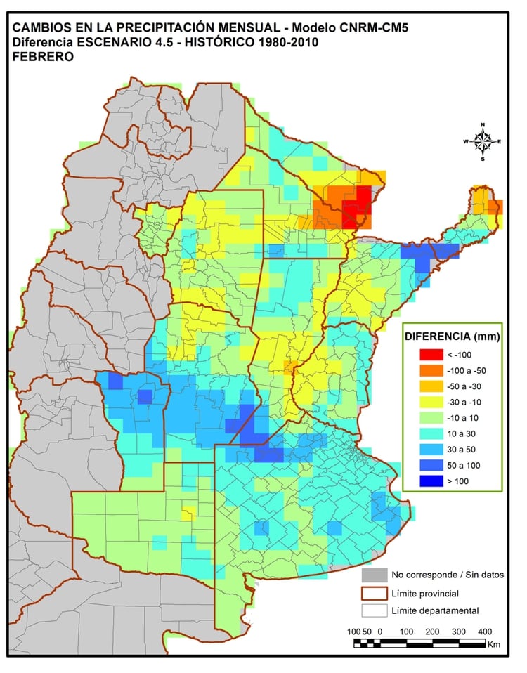 Las precipitaciones de noviembre aumentarán en casi todas las zonas, exceptuando Formosa, algunos sectores del sudeste de Buenos Aires, norte de Chaco, y oeste de La Pampa