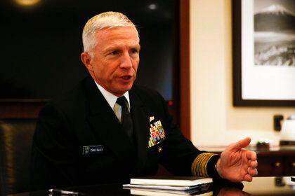 Almirante Craig Faller, comandante del Mando Sur de las Fuerzas Armadas (SouthCom). 