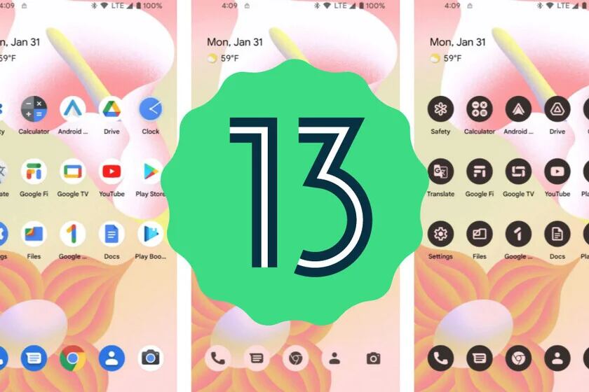 Android 13 trae un cambio de diseño para las aplicaciones más famosas como WhatsApp 
