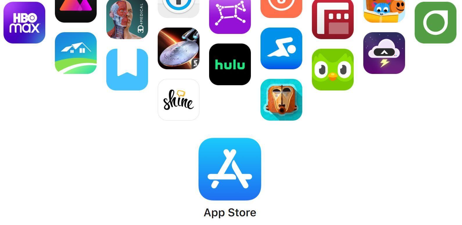 La App Store de Apple es una plataforma de distribución de aplicaciones de alta calidad. (Apple)