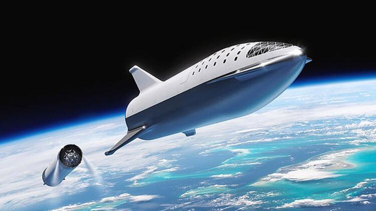 El BFR de Space X será el cohete más potente jamás construido. Podrá llevar astronautas hasta la Luna y Marte