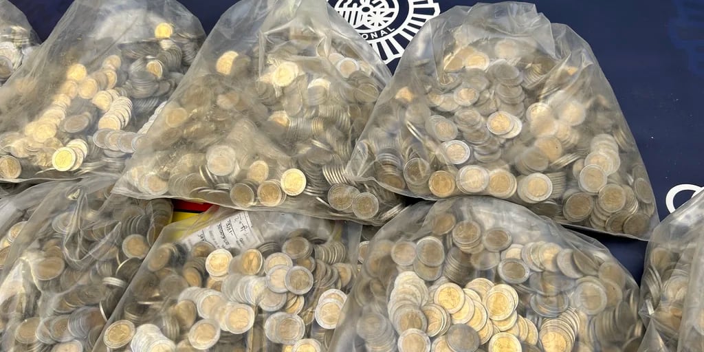 La mafia china escondía en un pueblo de Toledo el mayor taller de monedas de 2 euros falsas de toda Europa: “Eran maestros”