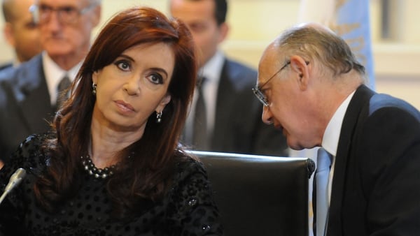 Cristina Kirchner y el ex canciller Héctor Timerman (NA)