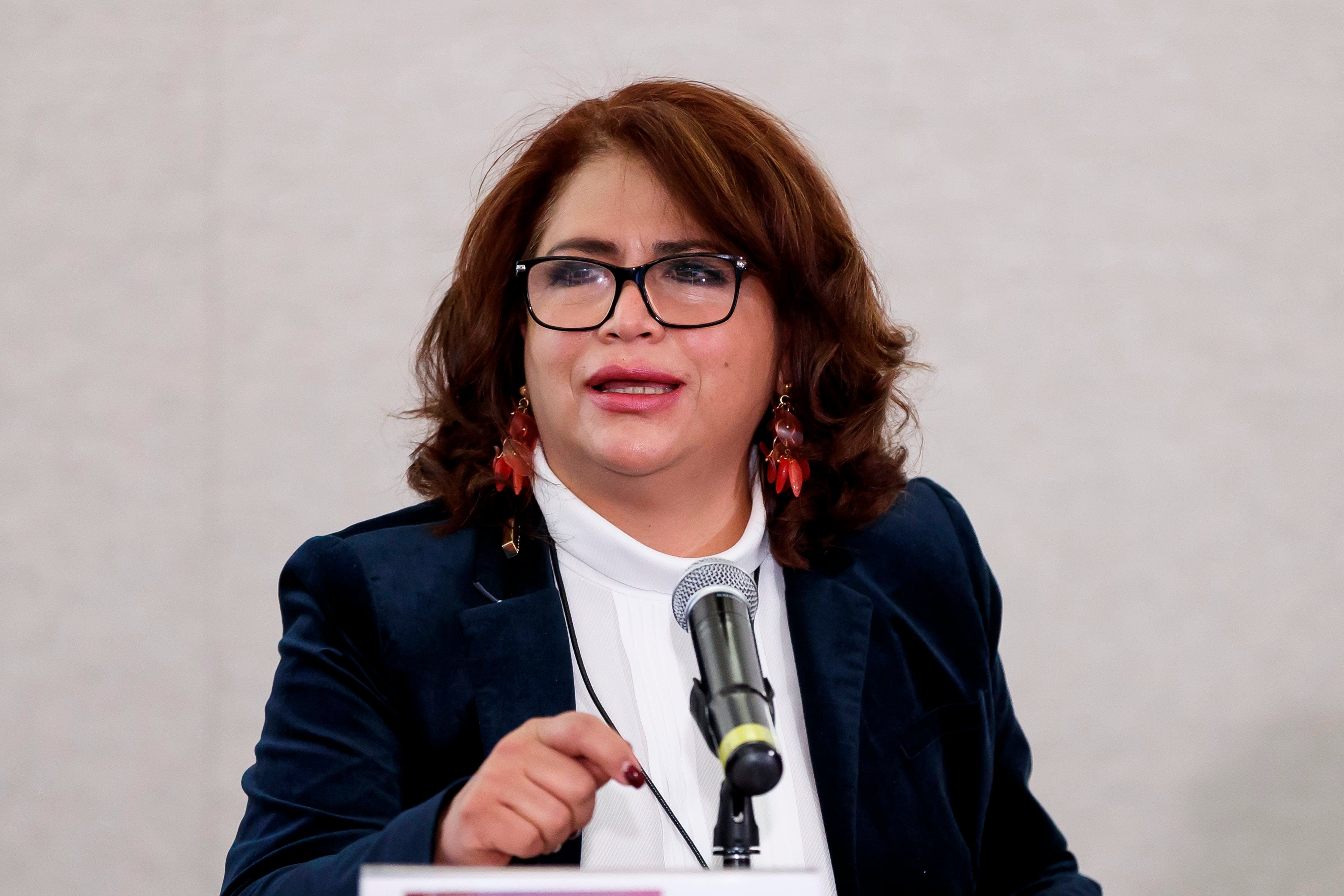 La titular de la Conavim, Fabiola Alanís Sámano, destacó también que sólo uno de cada cuatro asesinatos de mujeres se investigaron como feminicidios (Foto: EFE/José Méndez)