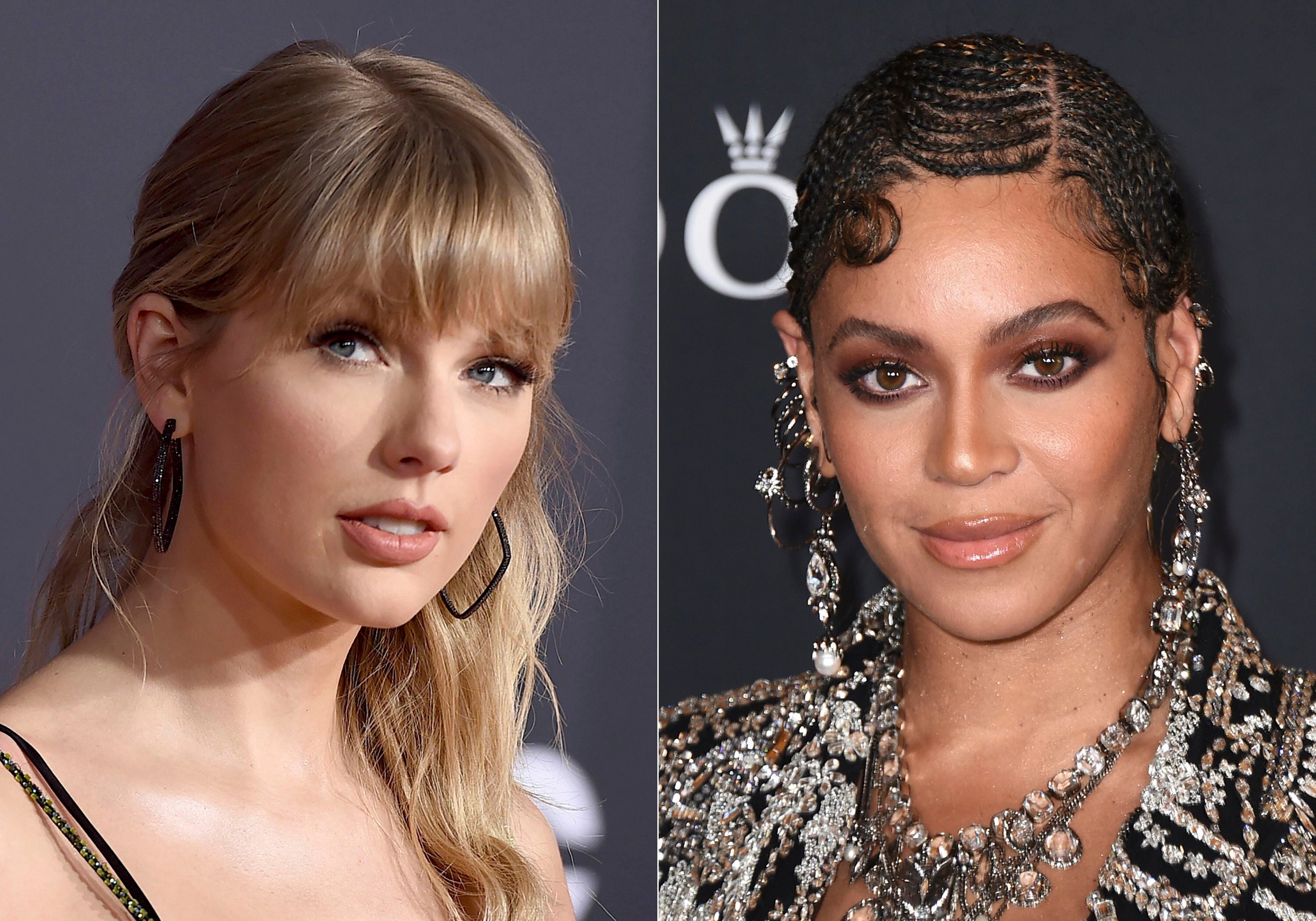  Beyoncé y Taylor Swift compitieron por varios Grammy (Foto AP/archivo)