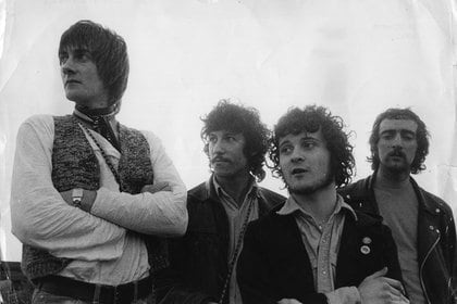 Mick Fleetwood, Peter Green, Jeremy Spencer y John McVie en una fotografía de 1968 (KEYSTONE FEATURES)
