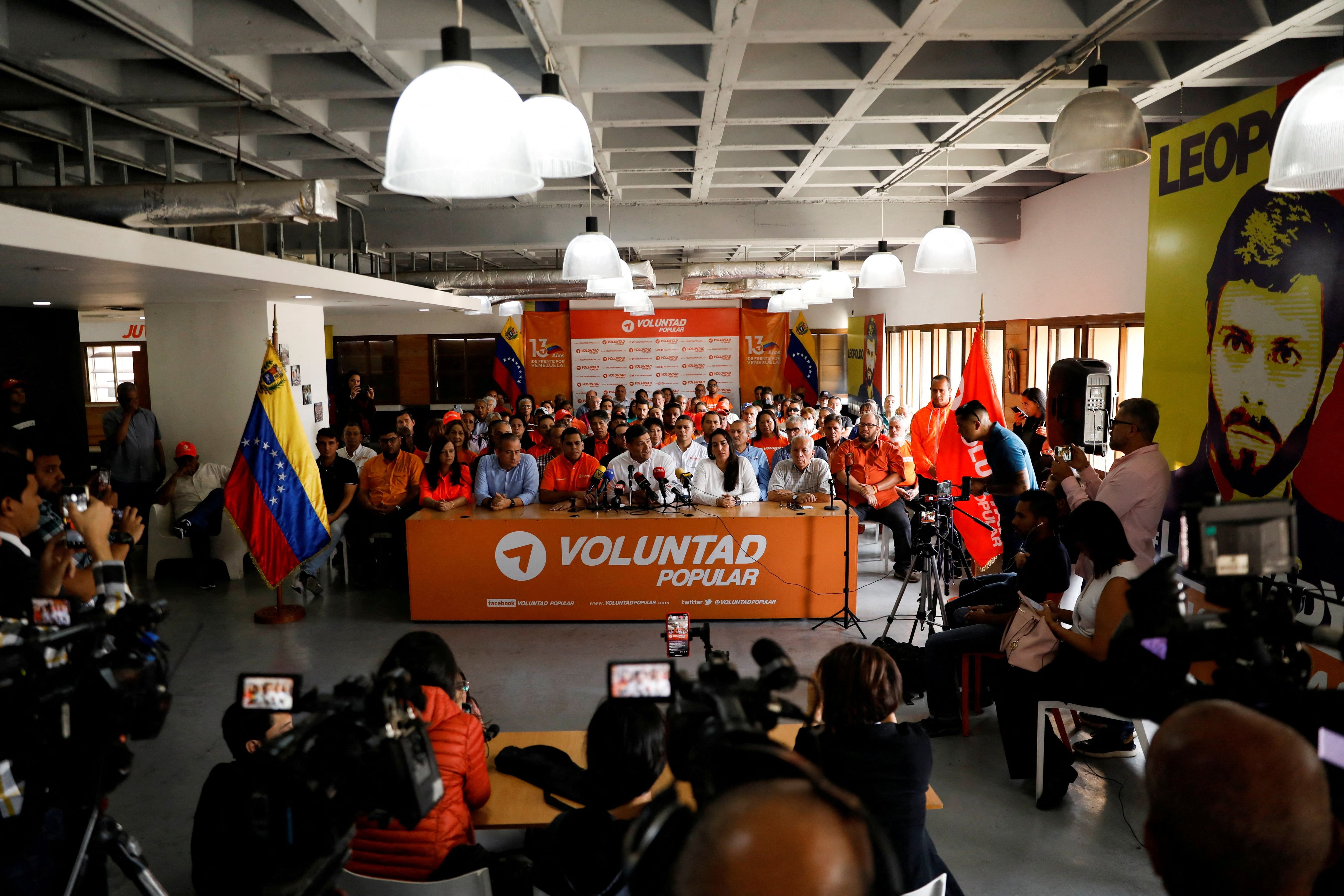 Roland Carreño es militante del partido opositor Voluntad Popular, liderizado por Leopoldo López y el ex presidente interino Juan Guaidó. (REUTERS/Leonardo Fernandez Viloria)