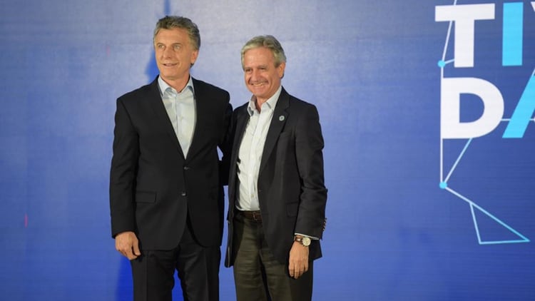 Mauricio Macri y Andrés Ibarra