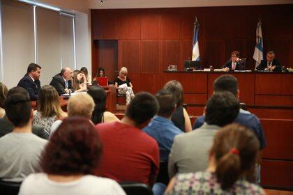 Audiencia por el caso de José Alperovich realizada en enero de este año. (Nicolás Nuñez)