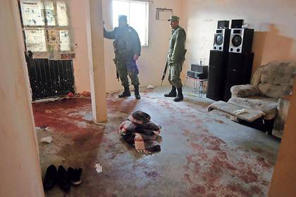 El lugar de la masacre, en Villas de Sálvarcar, Chihuahua (Foto: Especial)