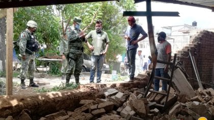 El temblor de 7.4 en Oaxaca dejó al menos 10 personas muertas en el mes de junio (Foto: Twitter/@sedenamx)