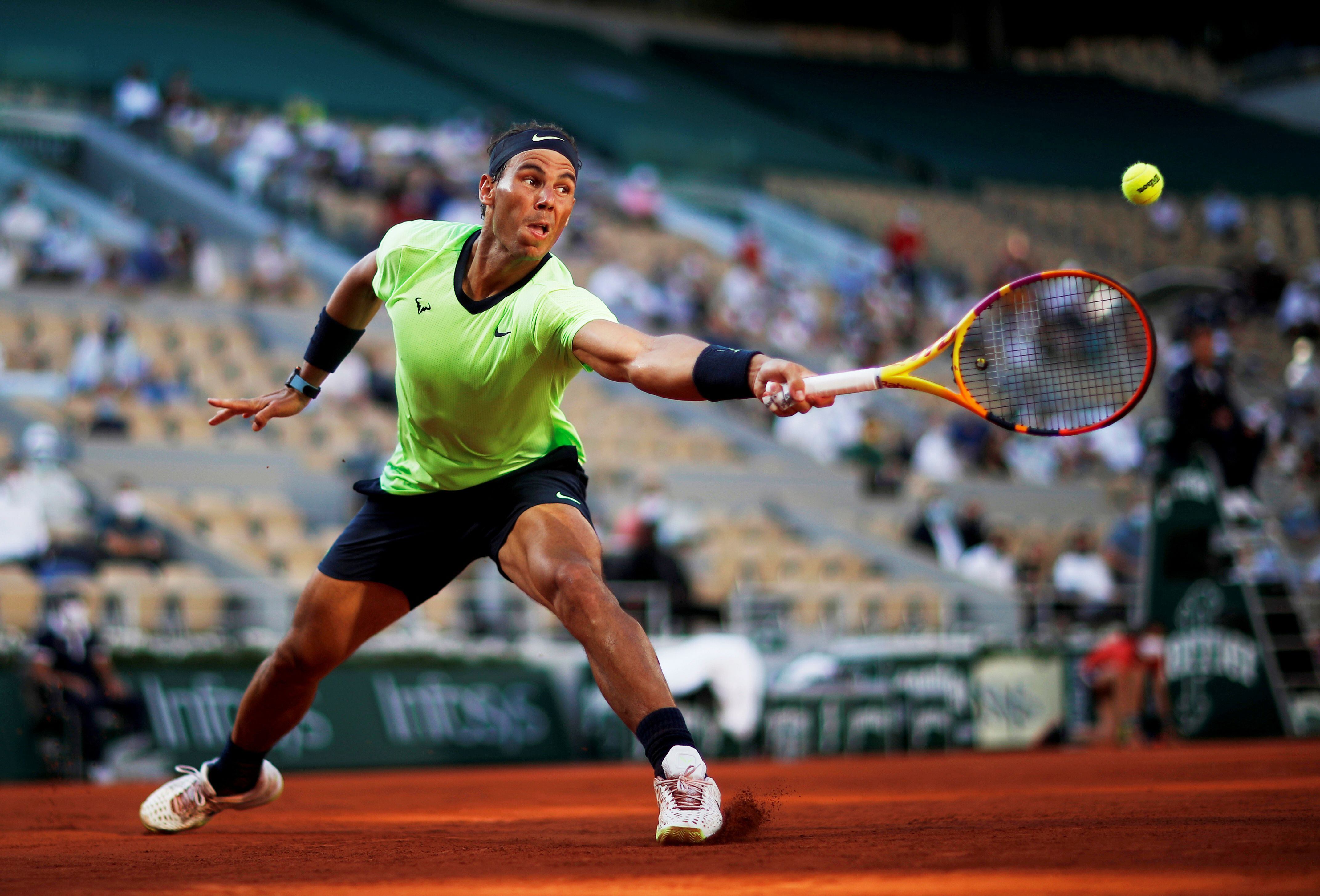 Nadal ganó en 13 oportunidades el título en el Abierto de Francia (Foto: Reuters)