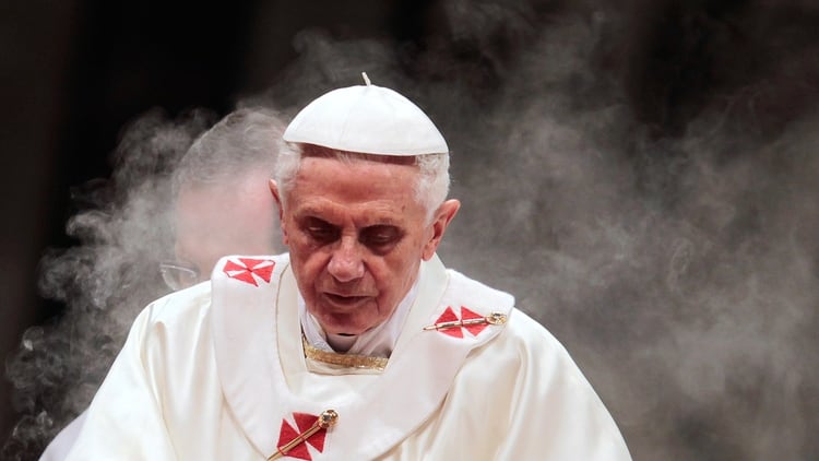 El papa emÃ©rito Benedicto XVI