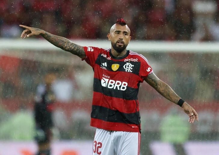 Arturo Vidal durante su paso por el Flamengo de Rio de Janeiro (REUTERS/Sergio Moraes)