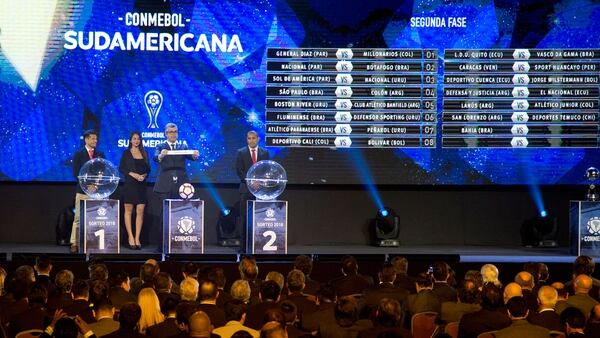 La “araña” completa de la Copa Sudamericana (Foto: AP)