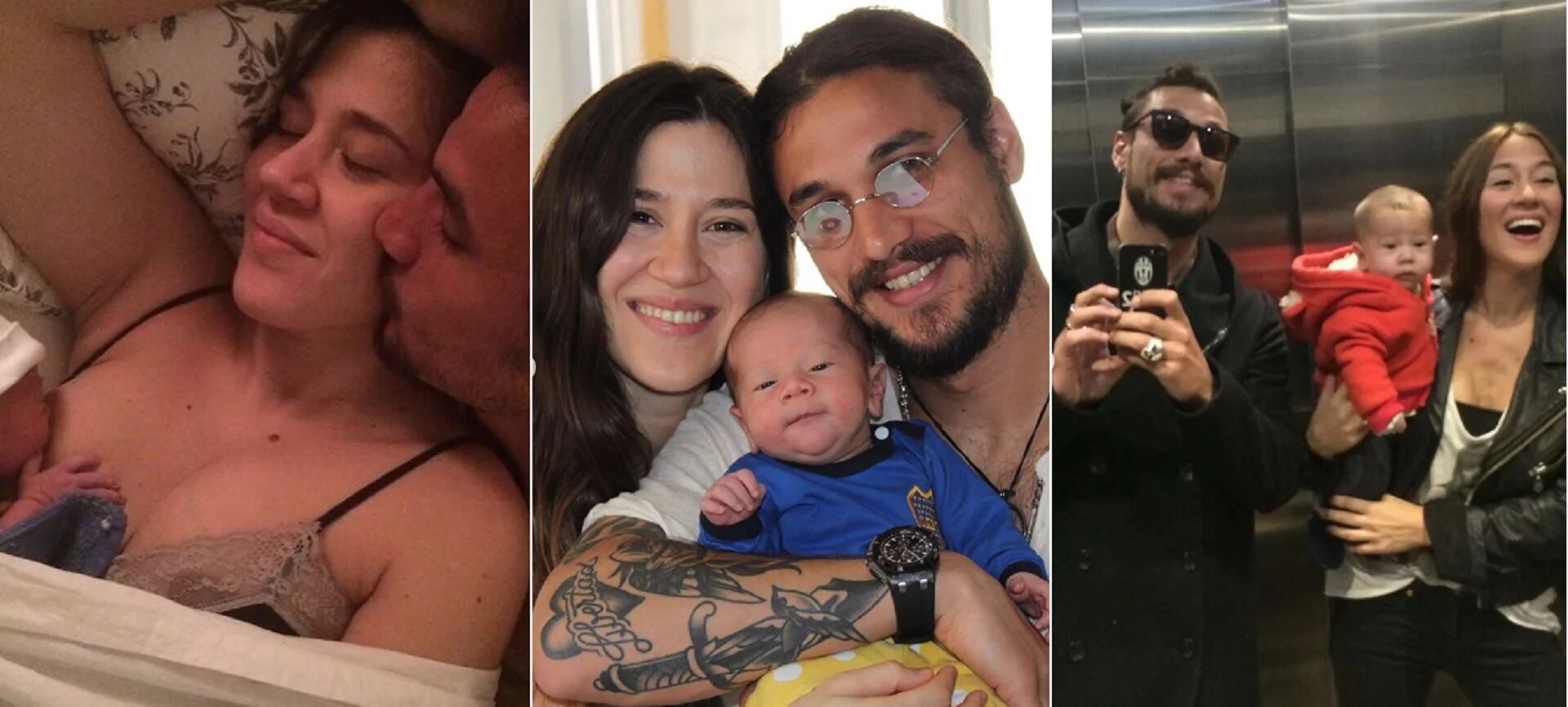 Las fotos que compartió Osvaldo para saludar a su ex mujer por el Día de la Madre