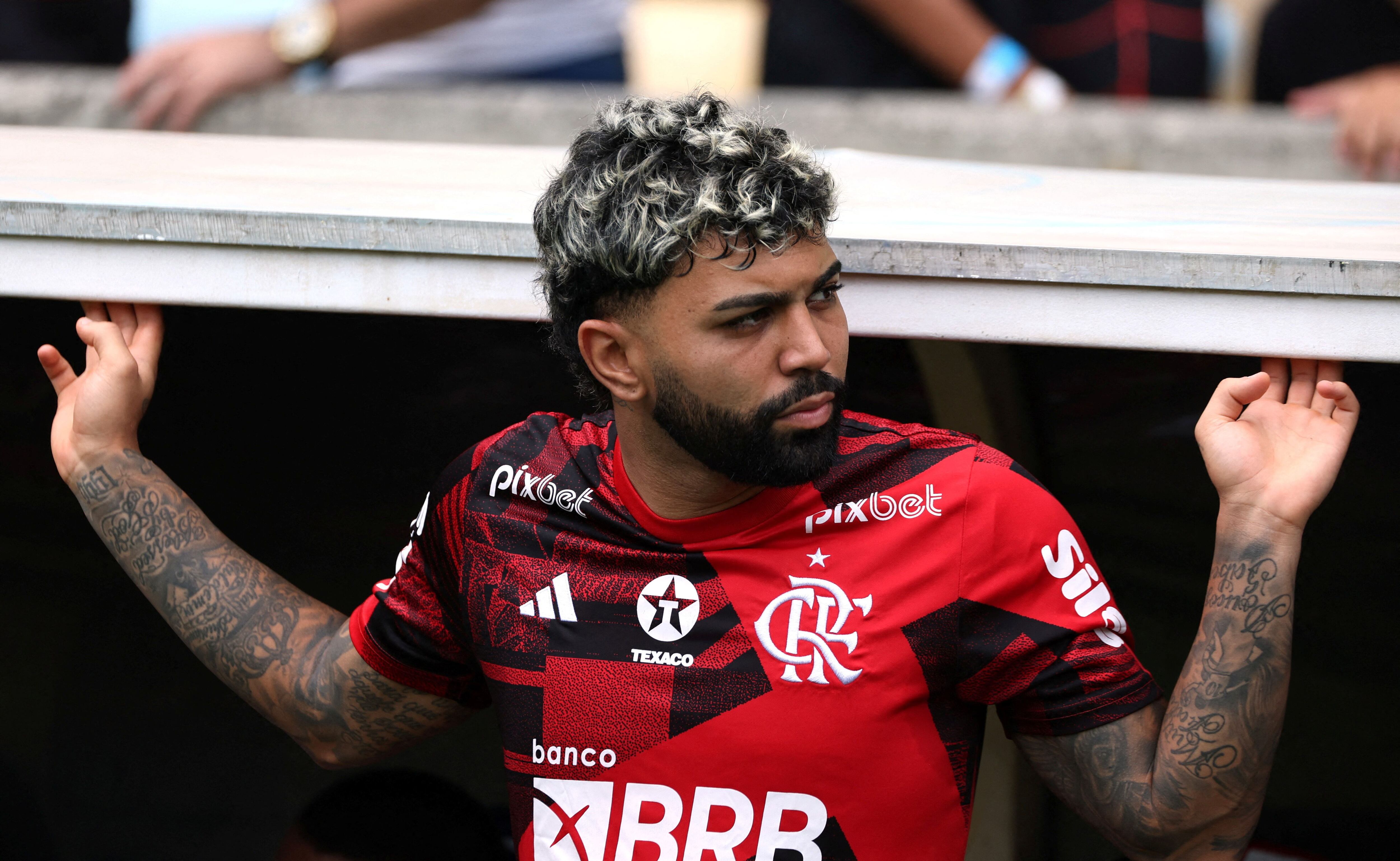 Gabigol fue absuelto por el Tribunal de Arbitraje sobre el caso de dopaje y ya está listo para jugar con Flamengo - crédito Pilar Olivares / Reuters