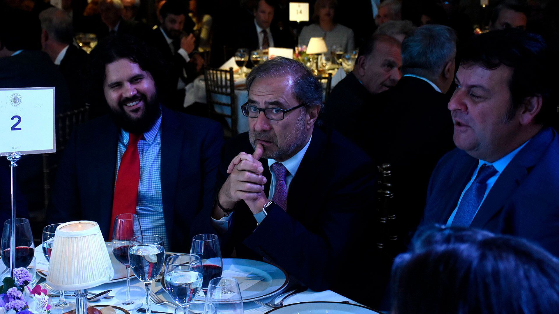 Jorge Arguello, referente de política exterior de Alberto Fernández en la cena anual del Centro de Estudios Americanos (Nicolas Stulberg)