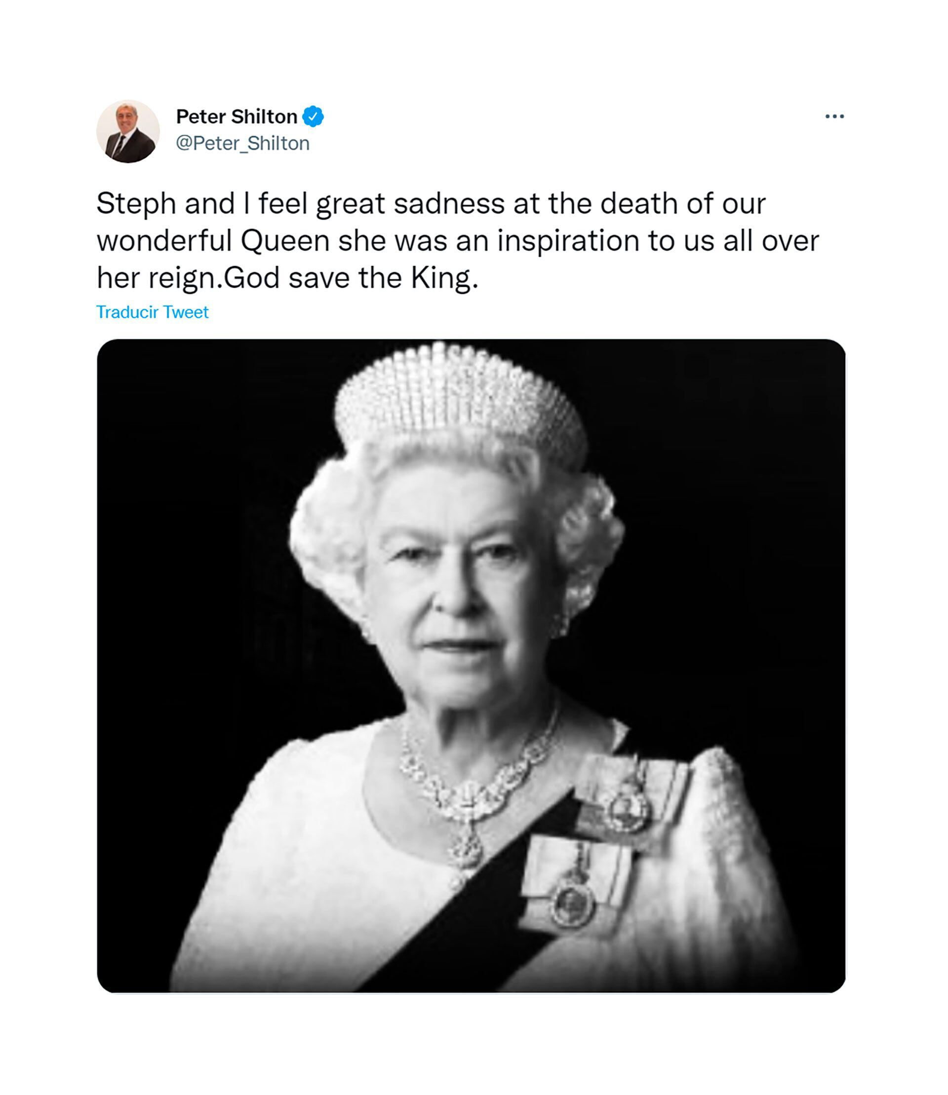 Tuits deportistas muerte Reina Isabel II