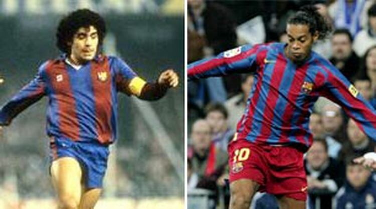 En Brasil Se Niegan A Comparar A Ronaldinho Con Maradona Infobae