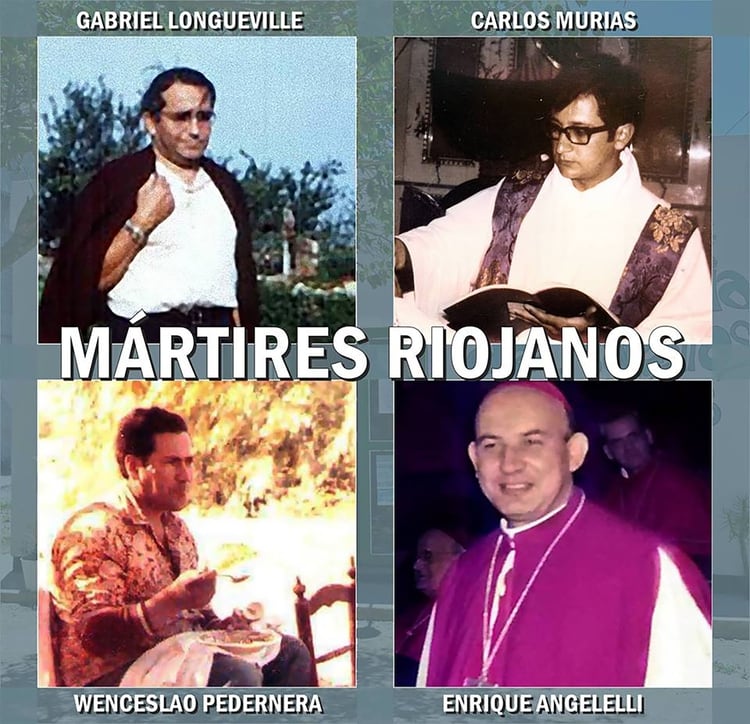 Los 4 mártires de La Rioja beatificados: dos sacerdotes, un laico y un obispo