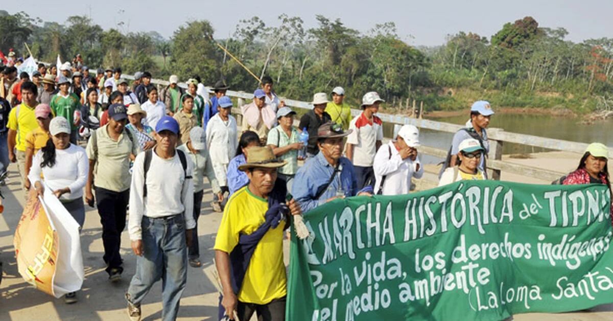 La Marcha De Los Indígenas Se Acerca A La Paz Infobae