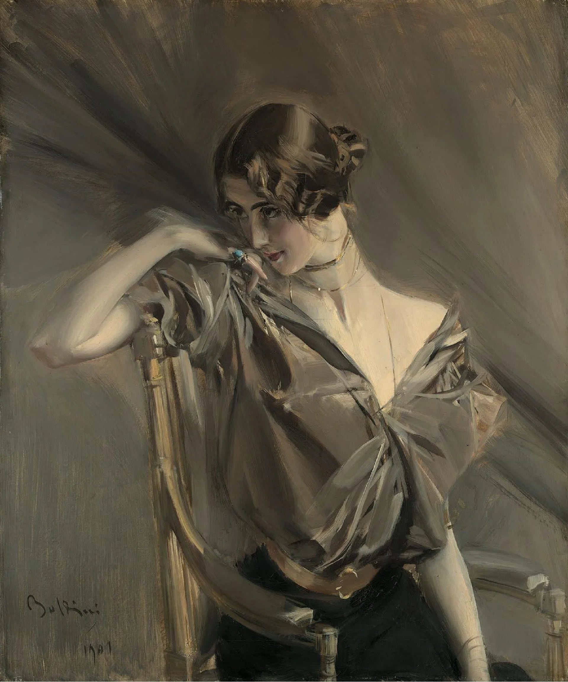 “Retrato de Cléo de Mérode” (1901) de Giovanni Boldini