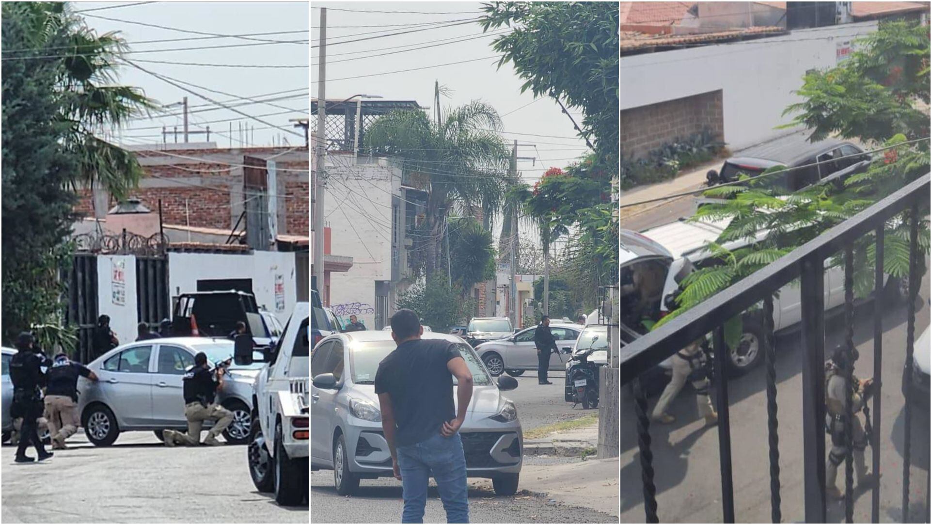 Reportan otra balacera entre policías municipales y sujetos armados en Apaseo el Grande, Guanajuato