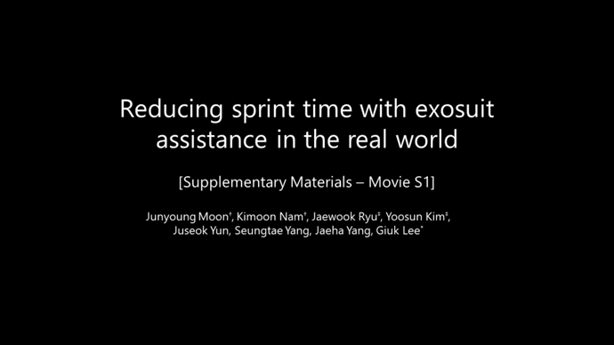 Chaleco exoesqueleto permite reducir el esfuerzo que realiza una persona al correr para hacerlo más rápido. (Assistive and Rehabilitation Robotics Lab at Chung-Ang University)