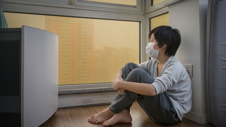 Un niño en Taiwán es recluido en su departamento ante el alerta de alta contaminación atmosférica difundido por las autoridades (OMS)