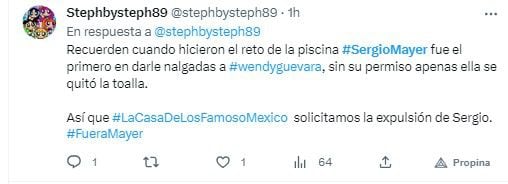 Usuarios piden la expulsión de Sergio Mayer de La Casa de los Famosos México.