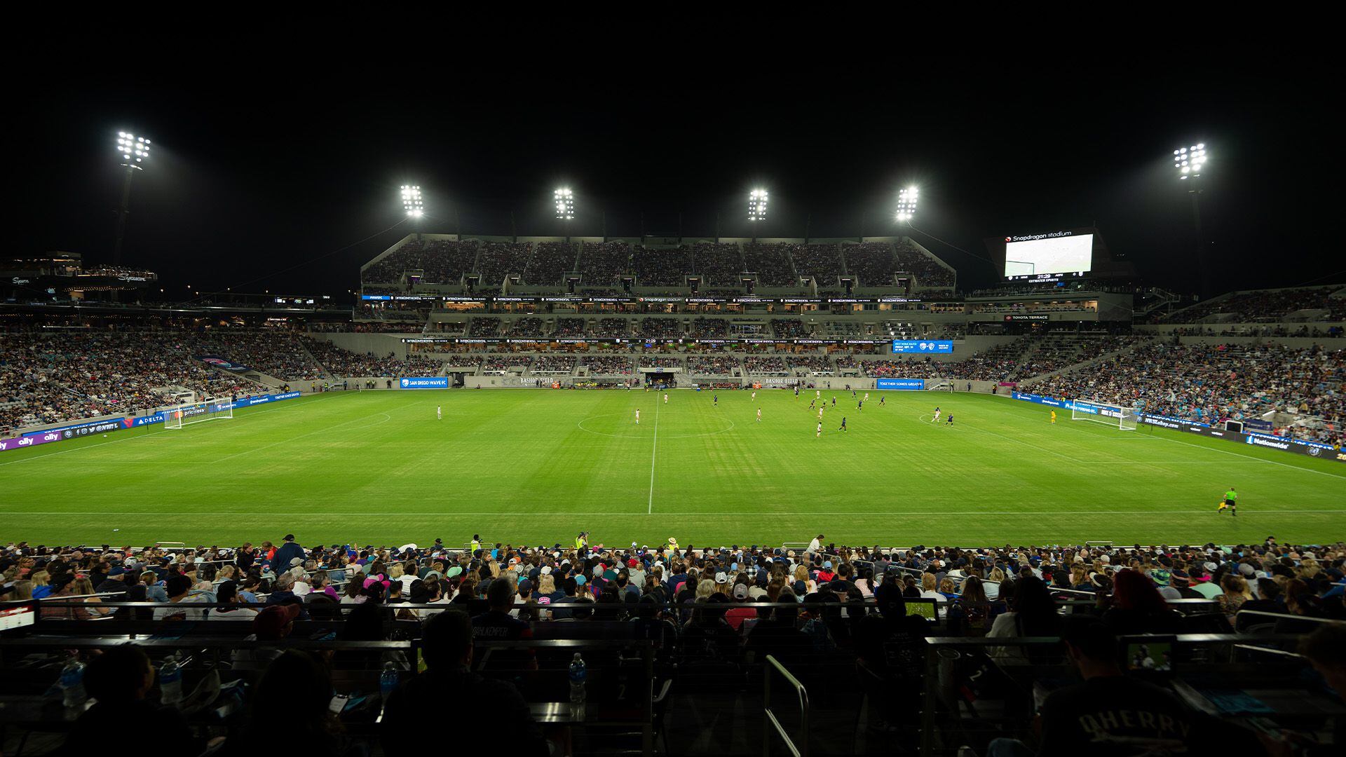 El estadio Snapdragon queda ubicado en la ciudad de San Diego, California, en el cual se están jugando - crédito Snapdragon Stadium Official