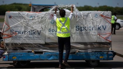 El último sábado llegaron 300.000 dosis de la vacuna Sputnik V