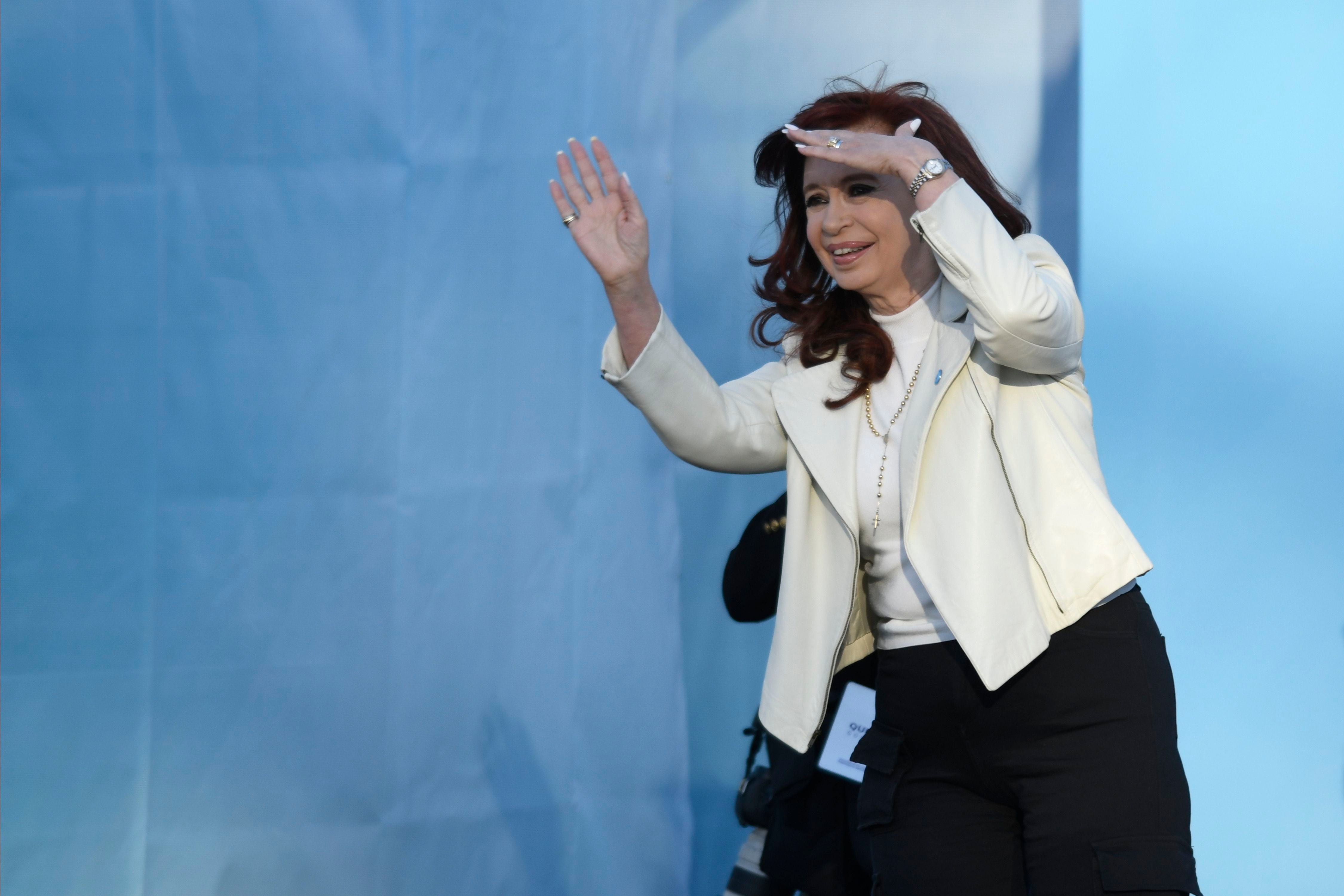 Cristina Fernández de Kirchner hablará este martes en el Instituto Patria (AP Foto/Gustavo Garello)