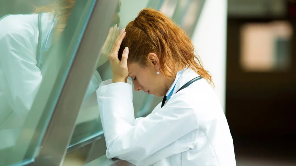 El 50% de los profesionales de la salud en Alemania estaba sufriendo de burnout (Shutterstock)
